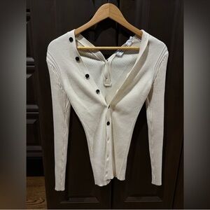 Proenza schouler ribbed cardigan with free gift